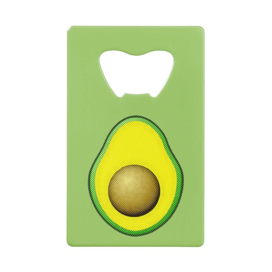  stijl Avocado tekening Creditkaart Flessenopener (Voorkant)