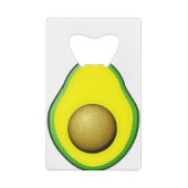  stijl Avocado tekening Creditkaart Flessenopener (Achterkant)