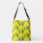 stijl Avocado tekening Crossbody Tas (Achterkant)