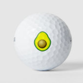  stijl Avocado tekening Golfballen (Voorkant)