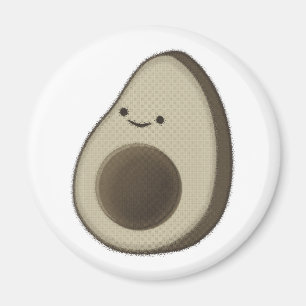 stijl Avocado tekening Magneet
