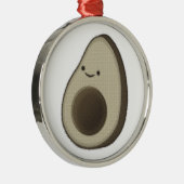  stijl Avocado tekening Metalen Ornament (Rechts)