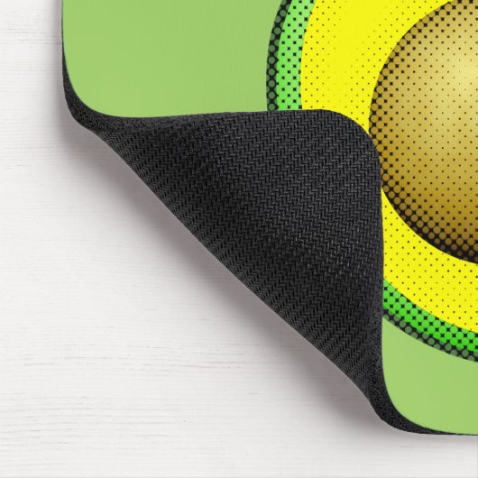  stijl Avocado tekening Muismat (Hoek)