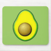 stijl Avocado tekening Muismat (Voorkant)