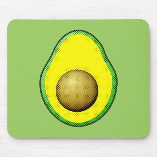  stijl Avocado tekening Muismat (Voorkant)