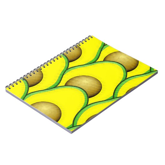 stijl Avocado tekening Notitieboek (Linkerzijde)