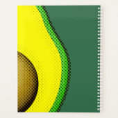  stijl Avocado tekening Planner (Achterkant)