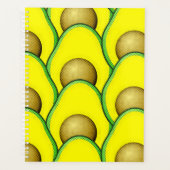 stijl Avocado tekening Planner (Voorkant)