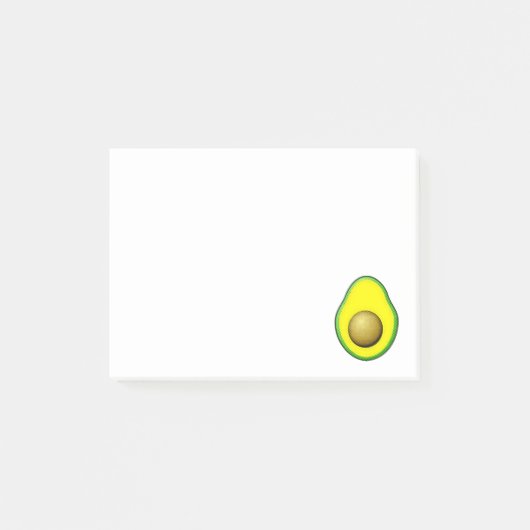 Stijl Avocado Tekening Post-it Opmerkingen Post-it® Notes (Voorkant)