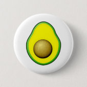 stijl Avocado tekening Ronde Button 5,7 Cm (Voorkant)