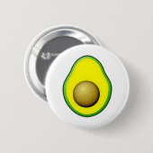  stijl Avocado tekening Ronde Button 5,7 Cm (Voorkant /achterkant)