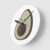  stijl Avocado tekening Ronde Klok (Hoek)