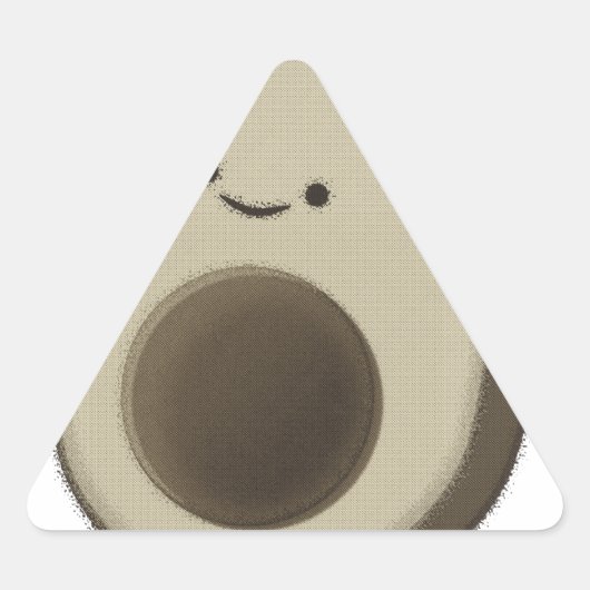 stijl Avocado tekening Sticker (Voorkant)