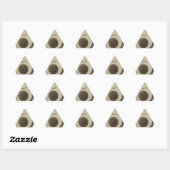 stijl Avocado tekening Sticker (Vel)