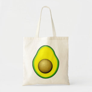 stijl Avocado tekening Tote Bag