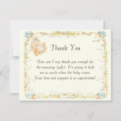  stijl Baby shower dank u kaart (Voorkant)