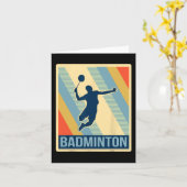 stijl Badminton T Shirt Kaart (Gele Bloem)