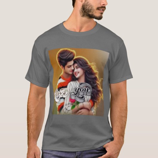 Stijl: Basic Donker T-shirt Comfortabel (Voorkant)