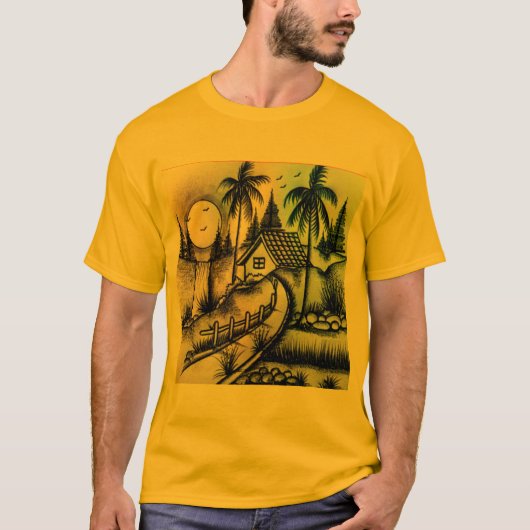 Stijl: Basic Donker T-shirt Comfortabel (Voorkant)