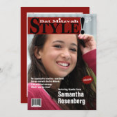 Stijl! Bat Mitzvah Magazine bedankt Bourgogne (Voorkant / Achterkant)