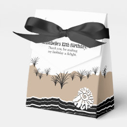 Stijl Beach Party Gefeliciteerd met je 12e verjaar Bedankdoosjes