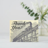 stijl "Bedankt!", Treinlocomotief Briefkaart (Staand voorkant)