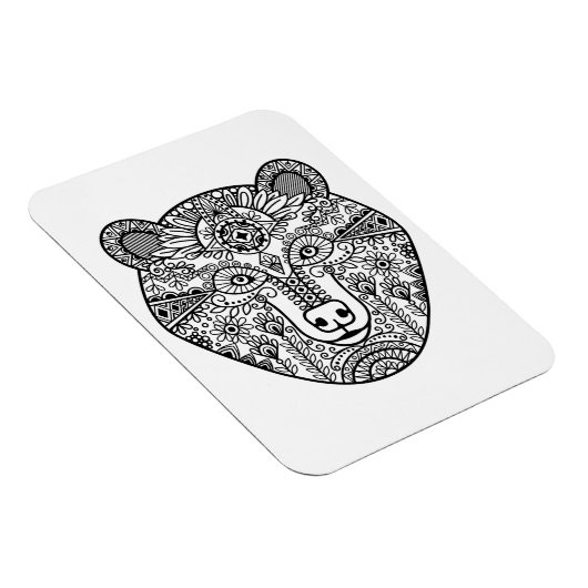 Stijl Beer hoofd Magneet (Rechterzijde)
