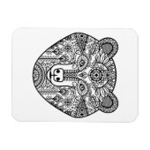 Stijl Beer hoofd Magneet (Horizontaal)