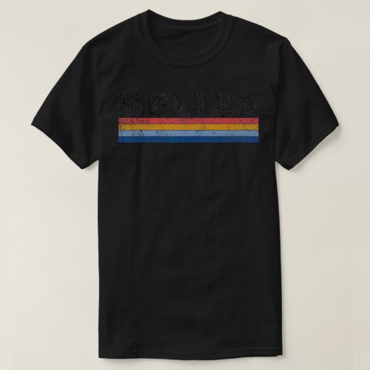 stijl Belize 1980 T-shirt (Design voorkant)