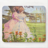  stijl Beste vrienden die in de tuin lopen Muismat (Voorkant)