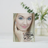 stijl Bewaar de datum fotokaart Aankondigingskaart (Staand voorkant)