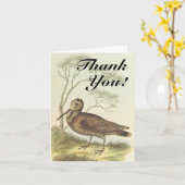  stijl, Bird, "Dank je!" Kaart (Gele Bloem)