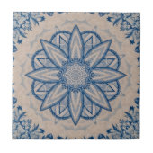  stijl blauw en wit Chinoiserie Geïnspireerd Tegeltje (Voorkant)