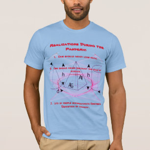 Stijl - Blauw & rood 'Realisaties tijdens pandemie T-shirt