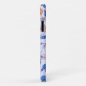  Stijl Blauwe Bloemen Floral Art Telefoonhoes Case-Mate iPhone Case (Achterkant/rechts)