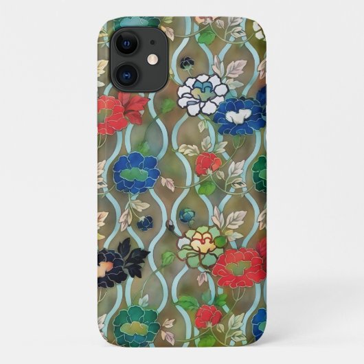  Stijl Bloeiende Vine Art Phone Case (Achterkant)