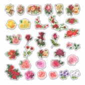 stijl bloeit mooi sticker (Voorkant)