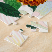  stijl Bloem Bouquet Faith Puzzle Legpuzzel (Zijkant)