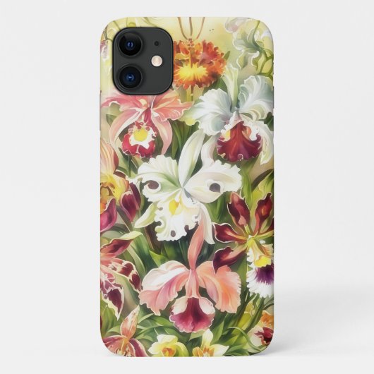 Stijl Bloemen Boeket Art Phone Case (Achterkant)