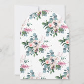  Stijl Bloemen Christelijke Moederzegening Kaart (Achterkant)