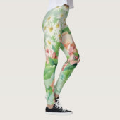 stijl Bloemen Daisy Flowers Art Leggings (Rechts)