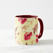  stijl Bloemen Floral Art Mok Cup (Voorkant rechts)