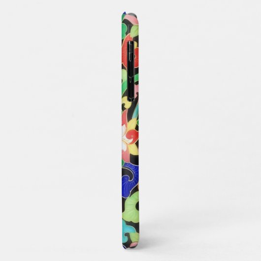  Stijl Bloemen Wijnstok Art Phone Case (Achterkant/links)