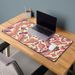  stijl bloemenpatroon Art Desk Mat Pad