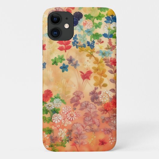 stijl bloementuin kunst Case-Mate iPhone case (Achterkant)