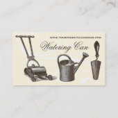  Stijl Bloemist of Tuinwinkel, Tuinieren Visitekaartje (Achterkant)