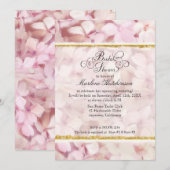 Stijl Blush Roze Hydrangea Vrijgezellenfeest Kaart (Voorkant / Achterkant)