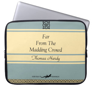  stijl boek ver van de madding menigte laptop sleeve