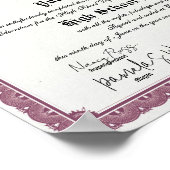  stijl Border High School Diploma Replica Poster (Hoek)