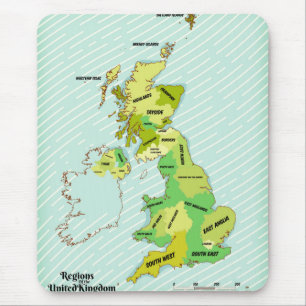 -stijl British Isles Shipping Forecast Muismat
